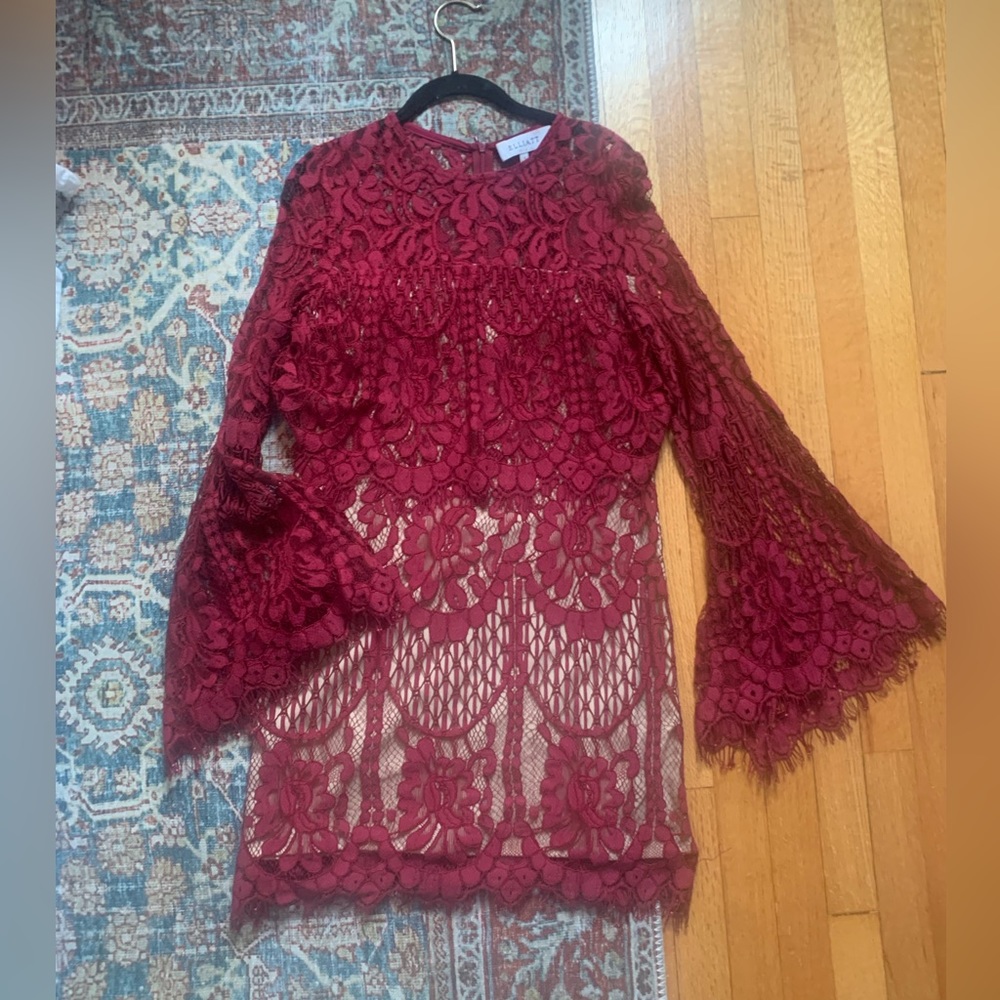 Eliatt Epitome Dress - Red Lace